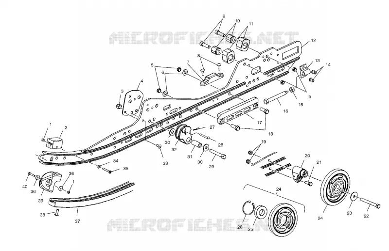 FIXATION RAIL (SUSPENSION)