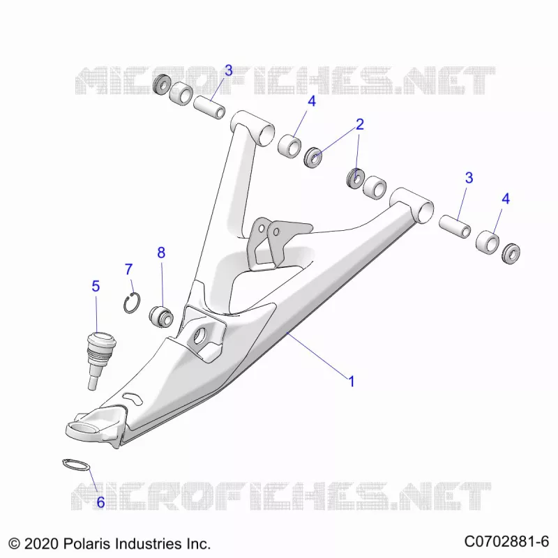 SUSPENSION AVANT CONTROL ARMS LOWER