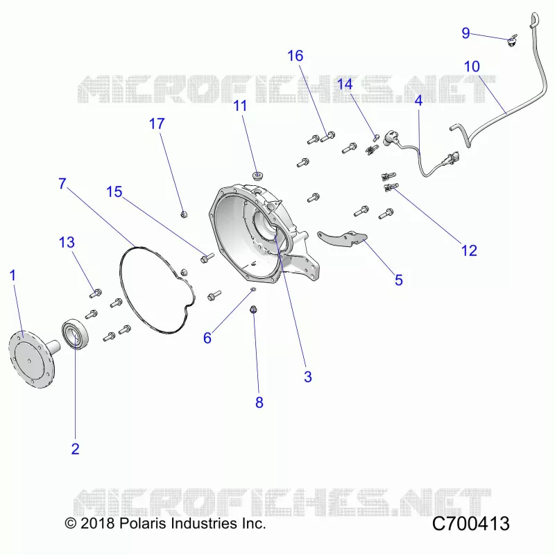 MOTEUR, ADAPTER, BELLHOUSING AND CRANK SENSOR