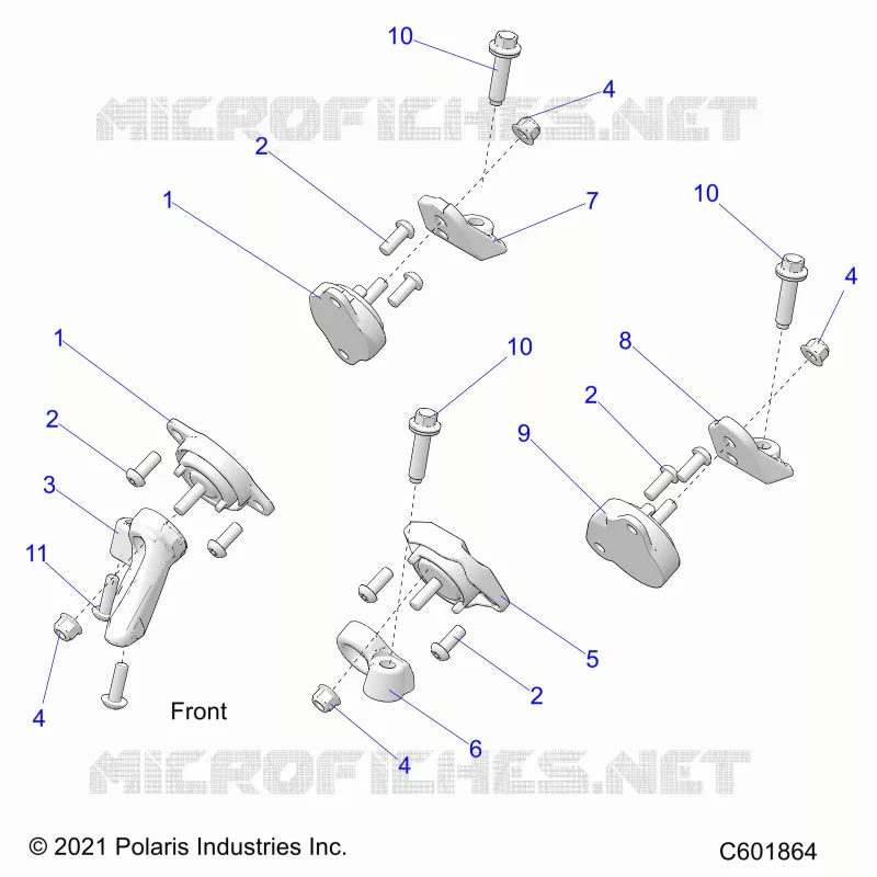 MOTEUR, MOUNTING & LONG BLOCK