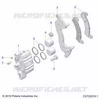 BRAKES, ETRIER DE FREIN AVANT
