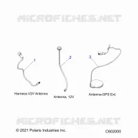 ELECTRICITE, GPS HARNESS AND ANTENNA