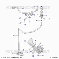 BRAKES, BRAKE PEDAL AND MAITRE CYLINDRE