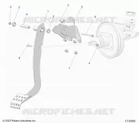 FREINS, FOOT PEDAL