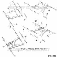 SUSPENSION ARRIERE CONTROL ARMS