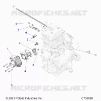 ENGINE, CORPS DE PAPILON AND FUEL RAIL