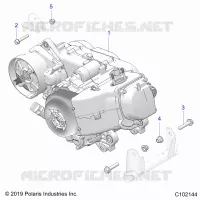 MOTEUR, MOTEUR AND TRANSMSSION MOUNTING