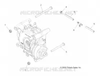SYSTÈME DE TRANSMISSION, GEARCASE MOUNTING, REAR