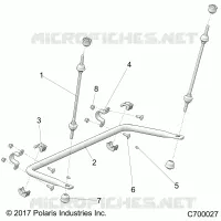 SUSPENSION, REAR BARRE STABILISATRICE