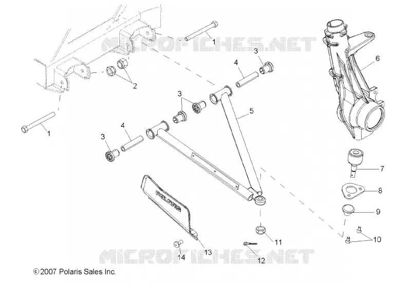 SUSPENSION, A-ARM and SUPPORT MOUNTING