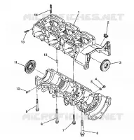 CARTERS MOTEUR ASSEMBLY Storm/0932770 and Storm SKS/0932570 (4923032303028A)