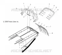 PARE CHOCS ARRIERE, SNOWFLAP, AND FEU ARRIERE HOUSING