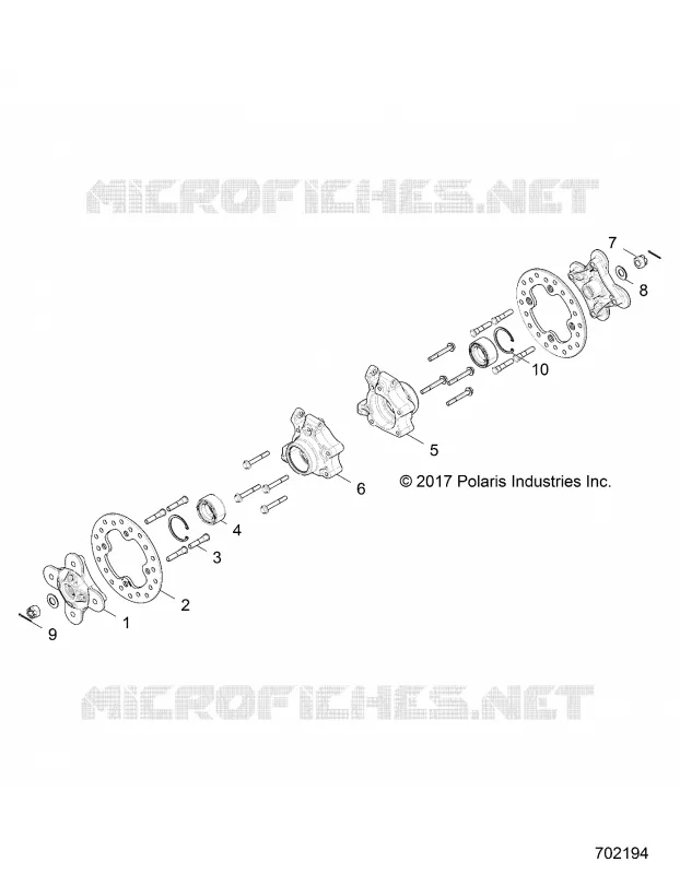 SUSPENSION ARRIERE CARRIER AND HUB