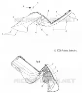 GARDE BOUE ASM., LH