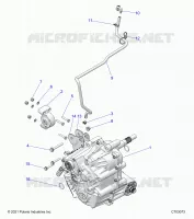SYSTÃˆME DE TRANSMISSION, MAIN GEARCASE MOUNTING