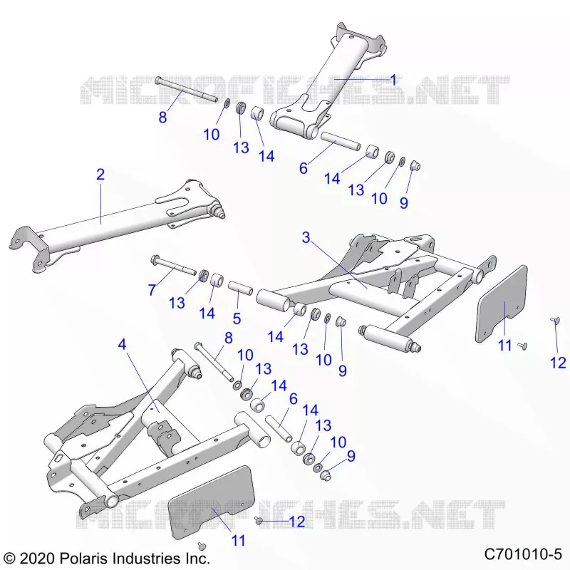 SUSPENSION ARRIERE CONTROL ARMS