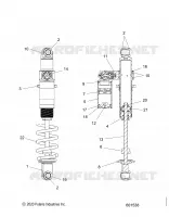 SUSPENSION, AMORTISSEUR ARRIERE TRACK