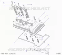 ENGINE, COUVERCLE SOUPAPE &amp; SPARK PLUGS