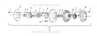 EMBRAYAGE DE TRANSMISSION XLT RMK 0960956, XLT SKS 0960556 AND EUROPEAN XLT SKS E960556 (4931813181C004)