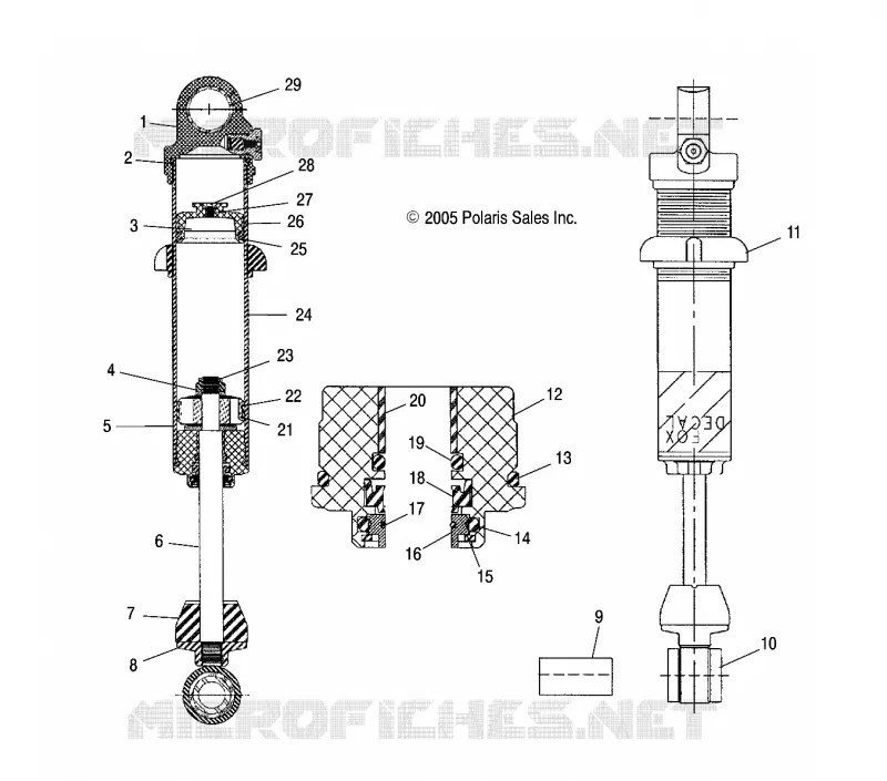 AMORTISSEUR AVANT TRACK (7042224)
