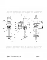 SUSPENSION, AMORTISSEUR AVANT TRACK, VELOCITY 7045536