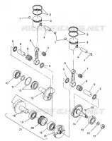 PISTON ET VILEBREQUIN SPORT / 0930443 (4922942294028A)