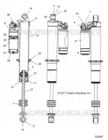 SUSPENSION AVANT SHOCK INTERNALS