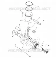 VILEBREQUIN AND PISTON ASSEMBLY (4914781478032A)
