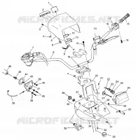 GUIDON ET PHARE XPLORER 400L W98CC38C (4945414541B011)