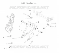 SUSPENSION, A-ARM and SUPPORT MOUNTING