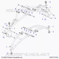 SUSPENSION AVANT A-ARM MOUNTING
