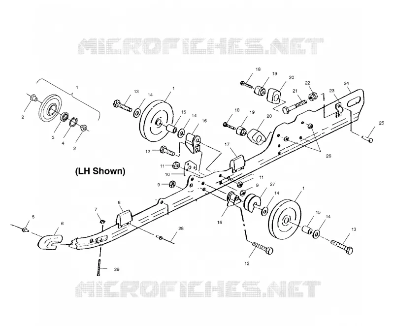 FIXATION RAIL (SUSPENSION)