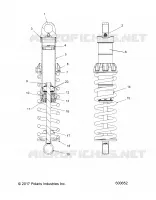 SUSPENSION, AMORTISSEUR AVANT