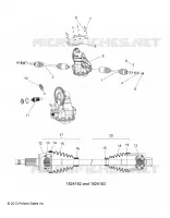 DRIVE LINE, PONT AND HALF SHAFT