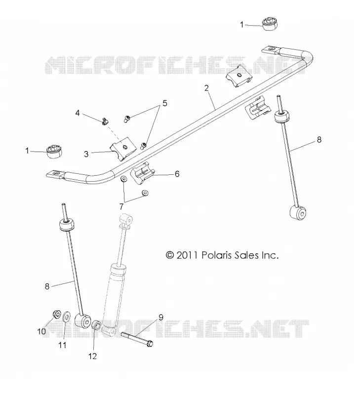 BARRE STABILISATRICE, FRONT