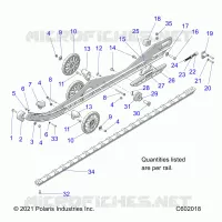SUSPENSION, RAIL BEAM LH/RH