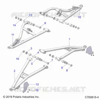 SUSPENSION AVANT CONTROL ARMS