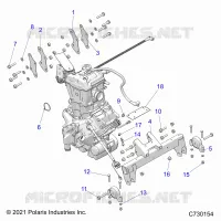 ENGINE, ENGINE AND TRANSMISSION MOUNTING