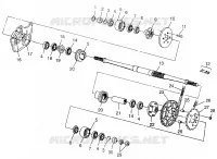 ARBRE DE TRANSMISSION INTERMEDIAIRE BIG BOSS 6X6 400L W97AE38A (4940814081C002)