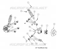 SUSPENSION AVANT W/ROUE ENDS