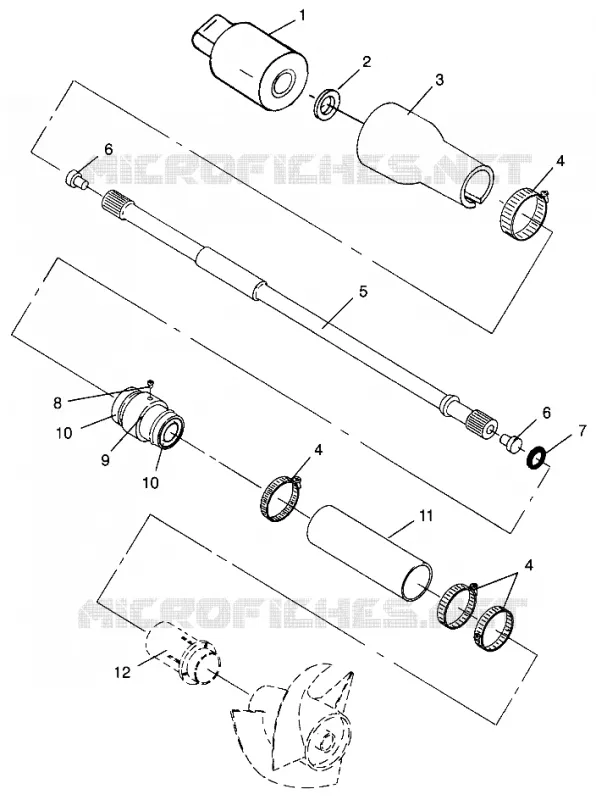 SYSTÈME DE TRANSMISSION SLT 780 B964588 AND INTL. SLT 780 I964588 (4935683568B002)