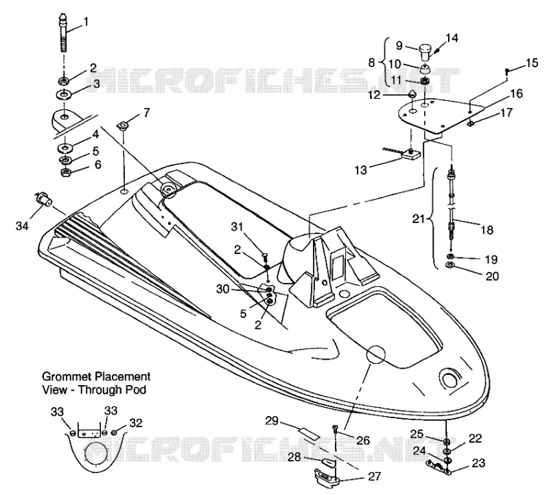 CONDUIT D'ADMISSION SLX 780 B954287 (4933953395A006)