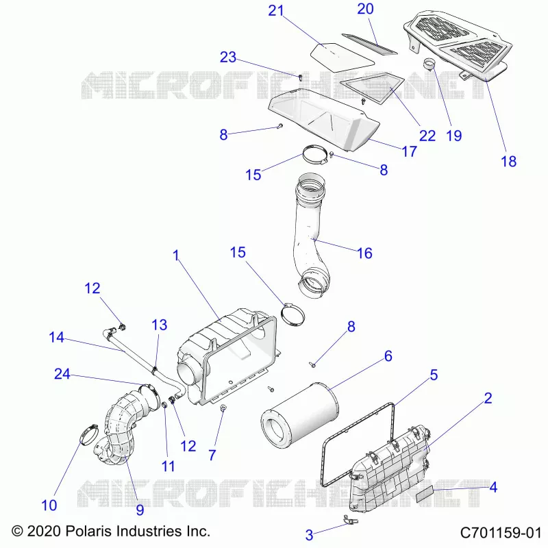 ENGINE, PRISE D'AIR SYSTEM