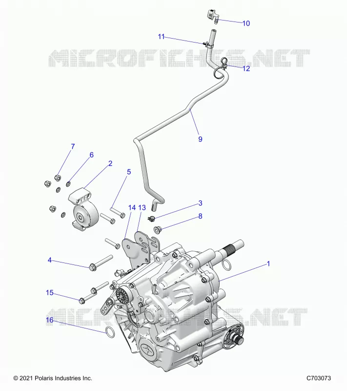 SYSTÃˆME DE TRANSMISSION, MAIN GEARCASE MOUNTING