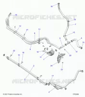 REFROIDISSEMENT ROUTING MANIFOLD
