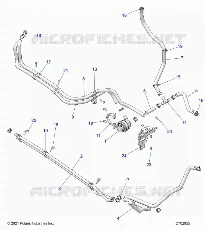 REFROIDISSEMENT ROUTING MANIFOLD