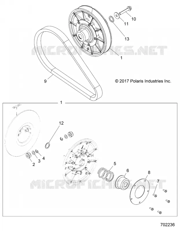 SYSTEME DE TRANSMISSION, CLUTCH, SECONDARY