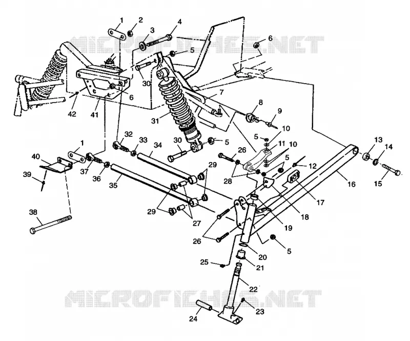 SUSPENSION AVANT 600 XC 0981758 (4944194419B001)