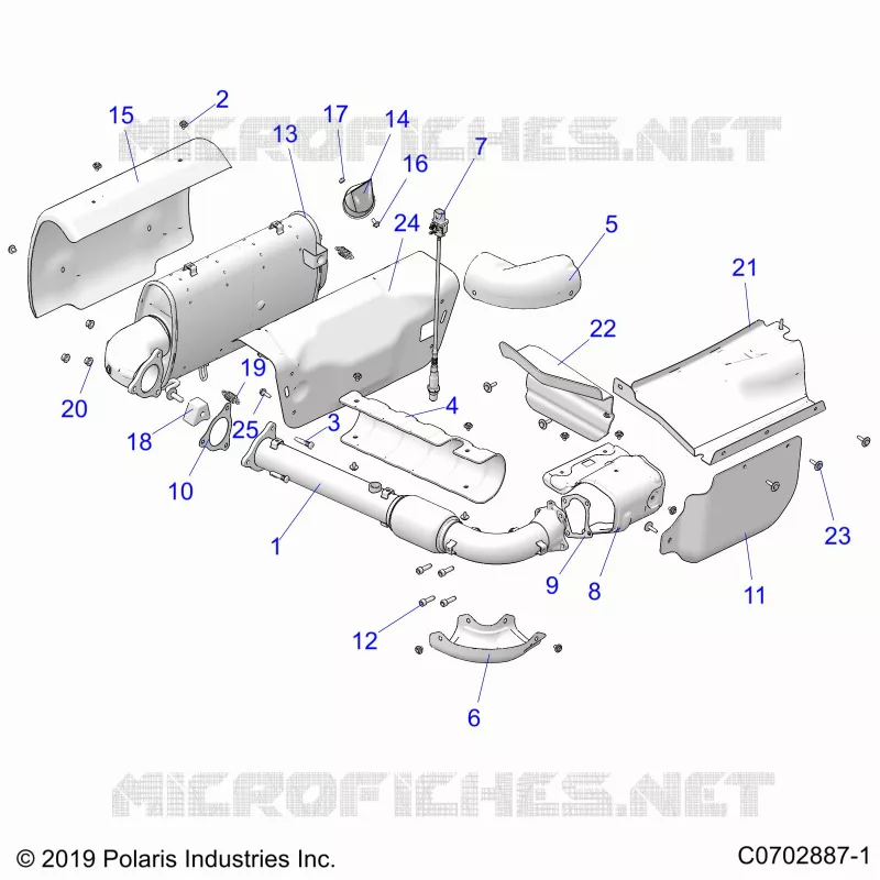 ENGINE, ECHAPPEMENT