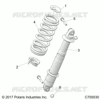 SUSPENSION ARRIERE SHOCK MOUNTING